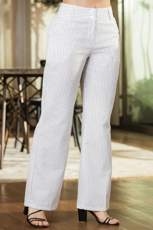 Pantalon algodon tipo lino