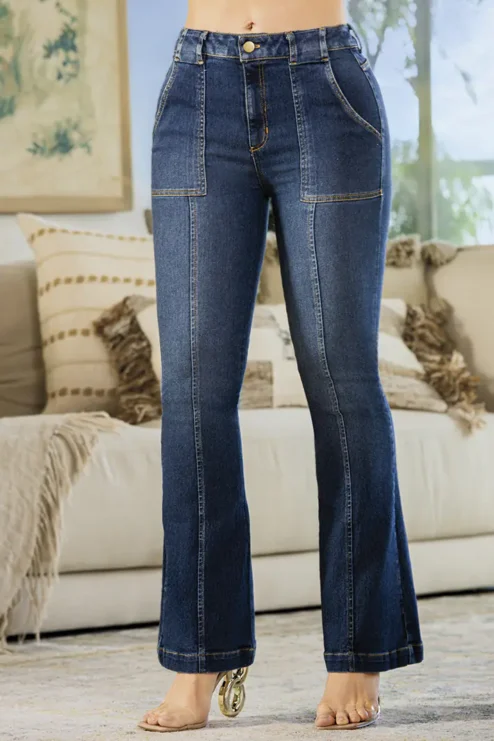 Jean indigo stretch